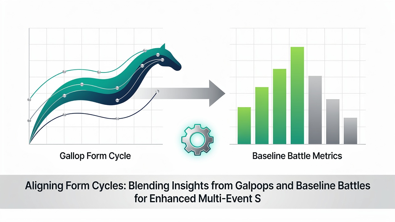 Charts showing overlaid form cycles from horse racing and tennis baseline statistics