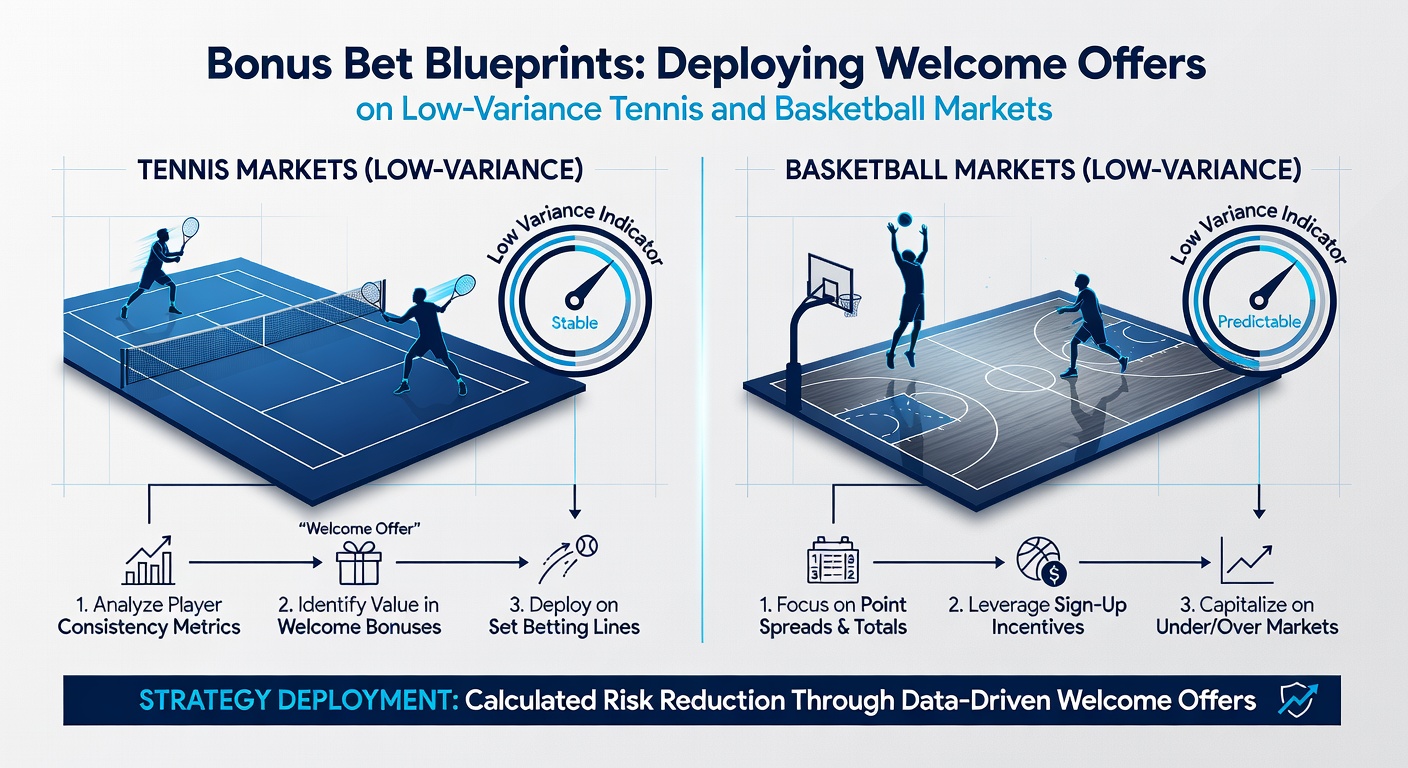 Basketball players in action during a close game, overlaid with tennis racket and ball, symbolizing low-risk crossover betting strategies
