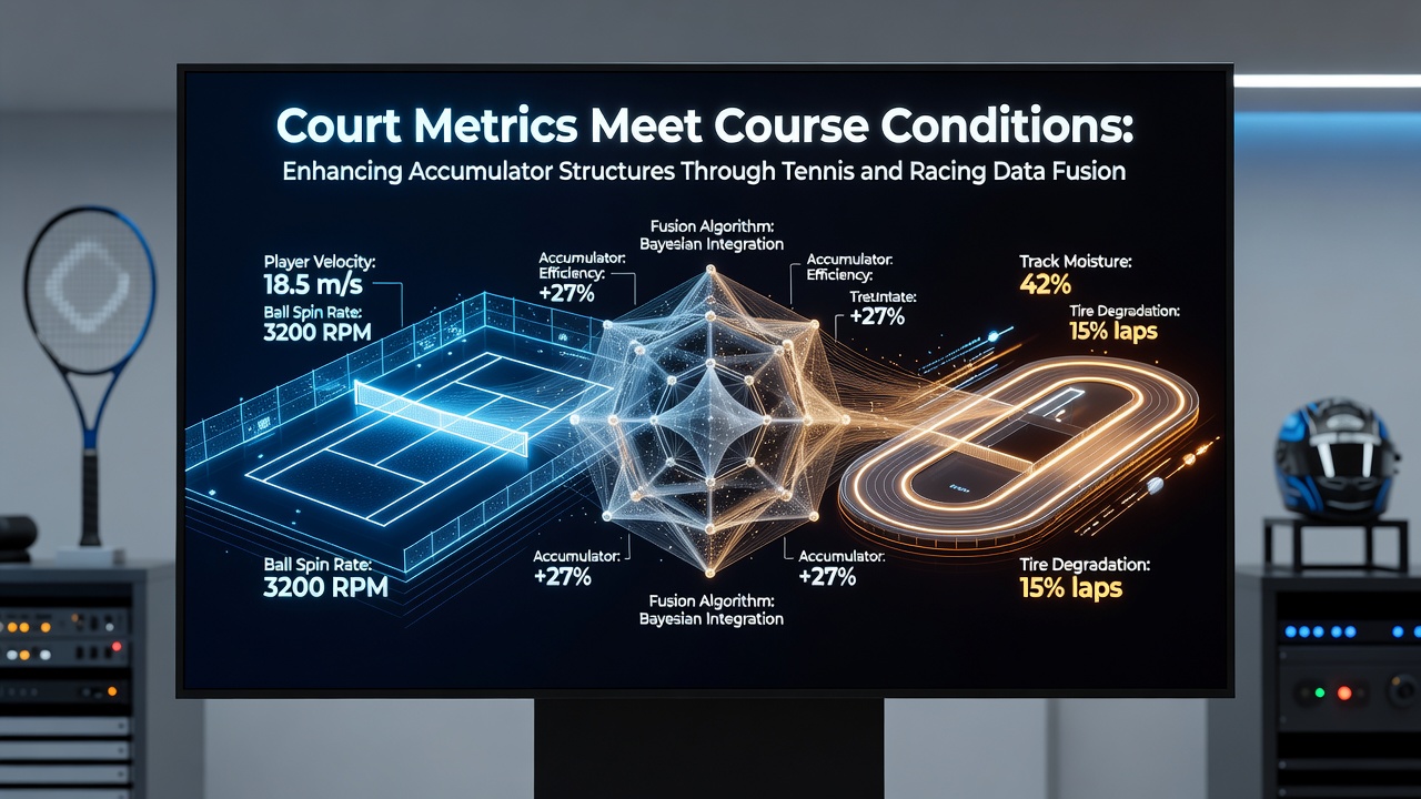 Tennis court surface analysis combined with horse racing track condition overlays for accumulator modeling
