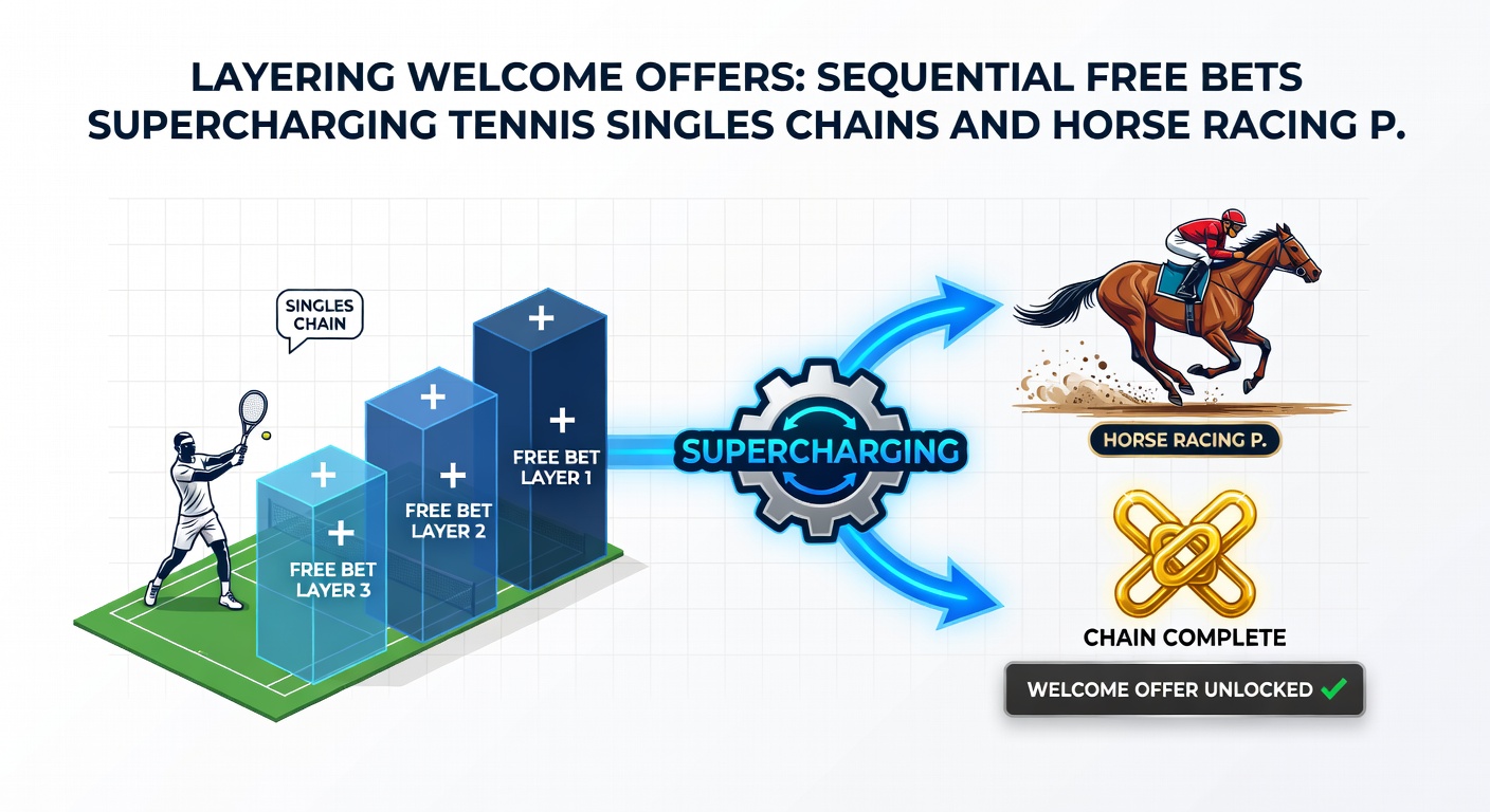 Chart depicting horse racing place multi payouts boosted by sequential free bets, with example chains from recent festivals